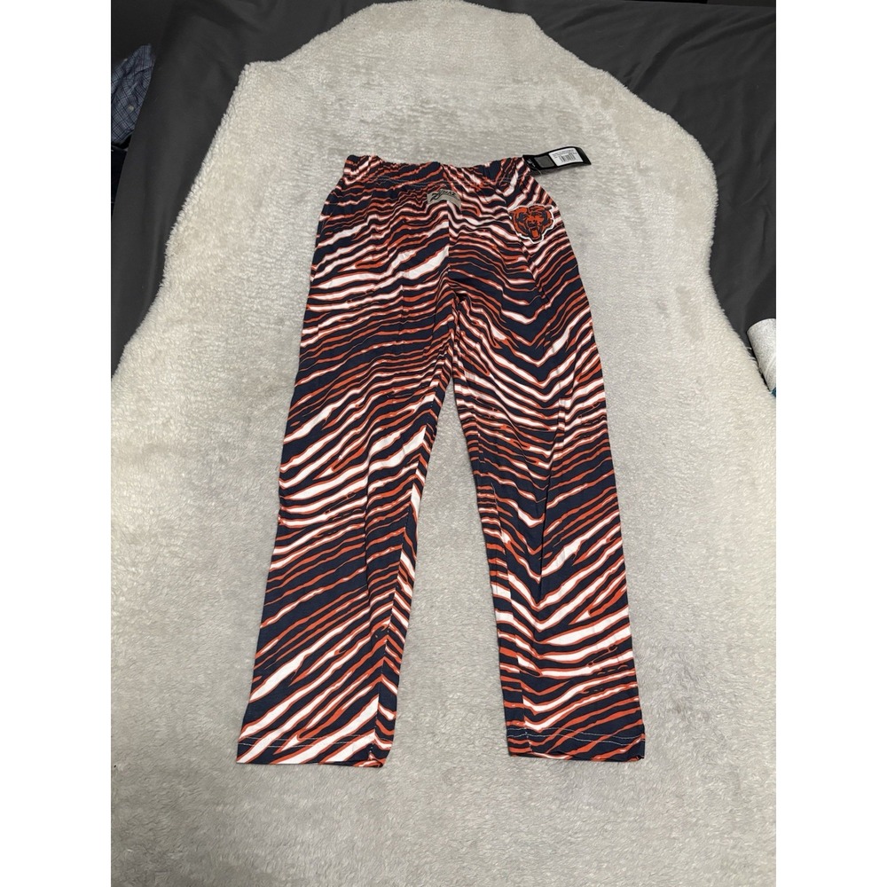 New NFL Chicago Bears Kids Striped Pajama Pants Size 12/14 Kids Youth